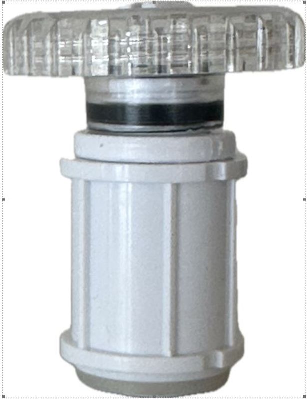 Stengeventil for luft/vannfall